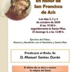 Triduo a san Francisco de Asís (Templo Monasterio Clarisas Descalzas -Badajoz-)