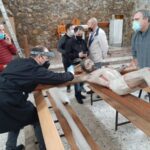 Cerrado al culto el templo del Santo Ángel, en Los Santos de Maimona, por obras en el techo