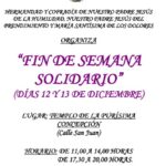 Fin de semana solidario (Templo de la Concepción -Badajoz-)