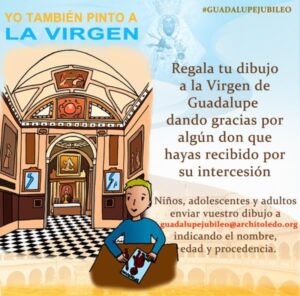 La Comisión del Jubileo de Guadalupe invita a regalar un dibujo a la Virgen