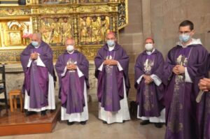D. Celso Morga asistió al funeral del cardenal Martínez Somalo
