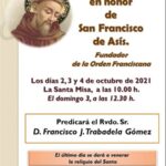 Triduo San Francisco de Asís (Templo Clarisas Descalzas -Badajoz-)