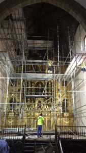 Comienzan las obras de restauración en la parroquia de Cabeza del Buey