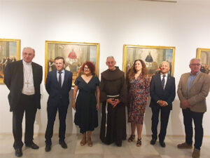 D. Celso Morga asiste a la inauguración de una exposición sobre la Virgen de Guadalupe