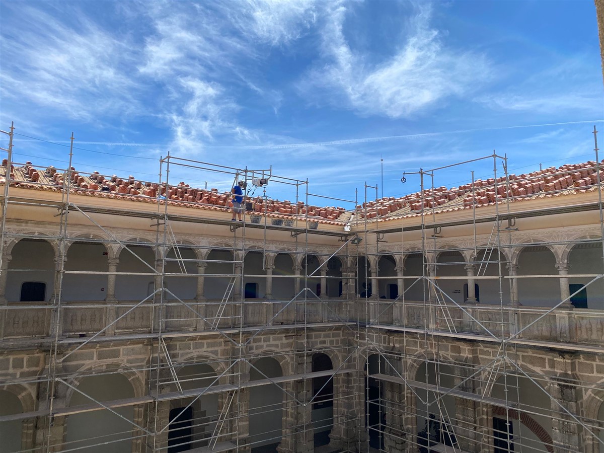 Presentadas las obras de emergencia en el Conventual Santiaguista de Calera de León