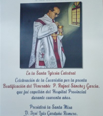 Eucaristía para beatificación del P. Rafael Sánchez (Catedral de Badajoz)
