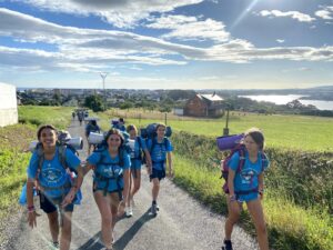 El grupo Scouts de Puebla de la Calzada ha peregrinado a Santiago de Compostela