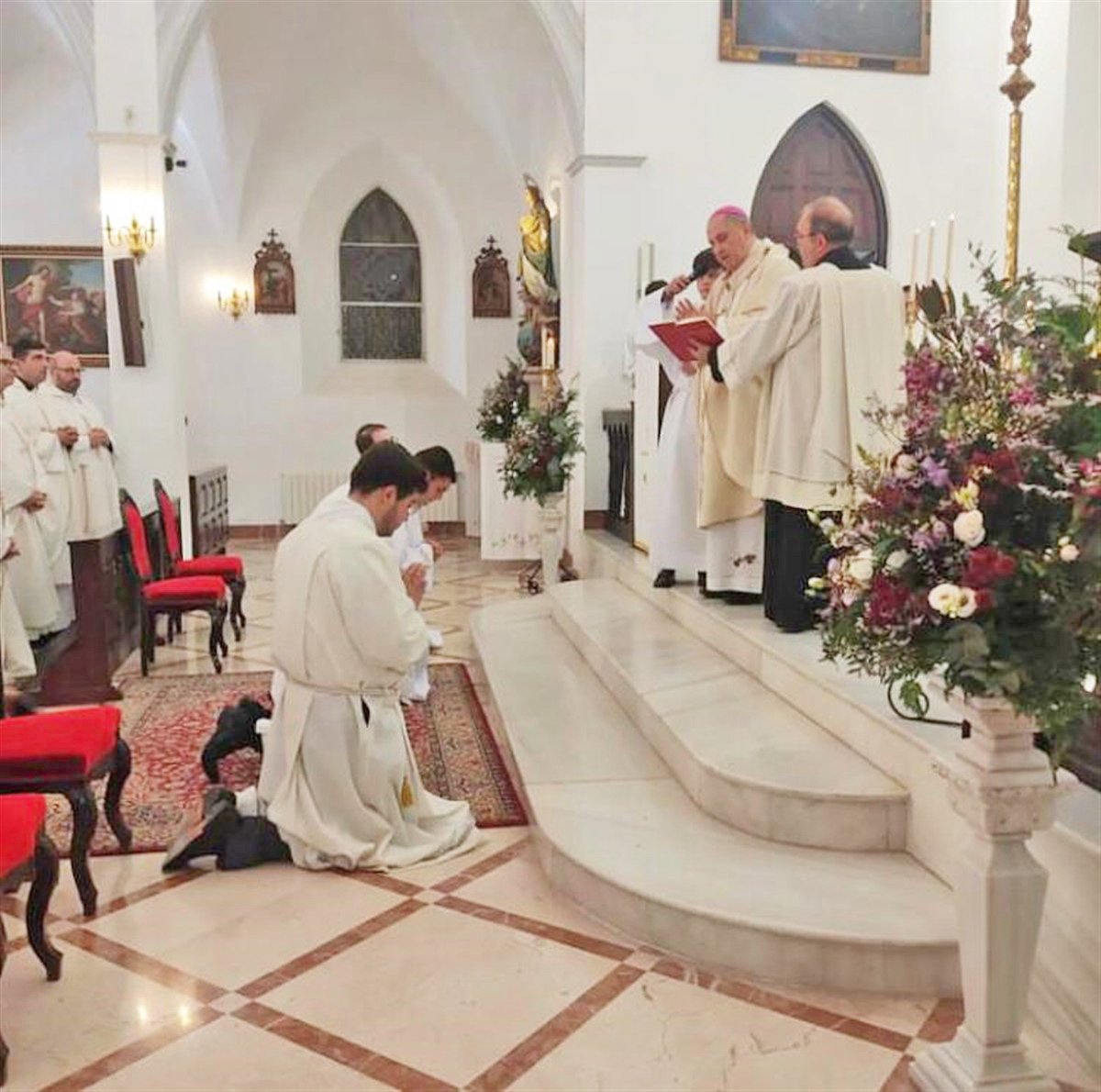 4 seminaristas recibieron el rito de Admisión y 1 fue instituido como acólito