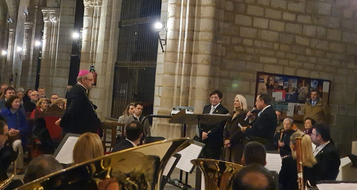 La Banda Municipal de Música de Badajoz homenajeó a D. Celso Morga