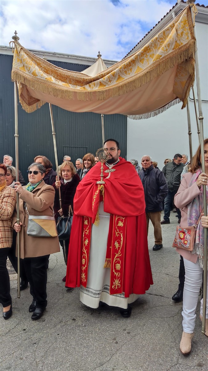 Puebla del Maestre ha celebrado el 260 aniversario de la llegada de las Sagradas Reliquias