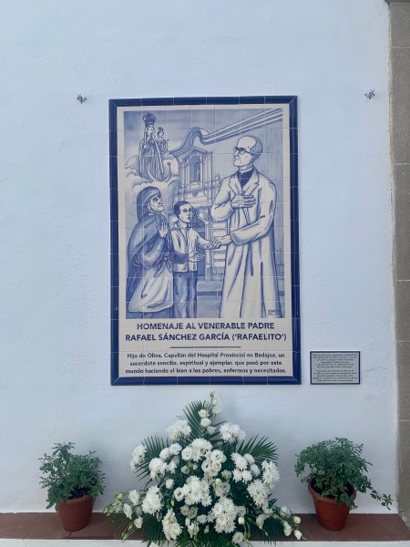 Oliva de la Frontera homenajeó al Venerable Rafael Sánchez García