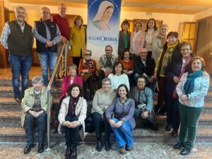 Voluntarios de Radio María participan en un encuentro en Gévora
