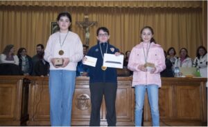 Fernando Castaño Lemus, del colegio San José (Villafranca de los Barros), ganador de la VIII Olimpiada de Religión