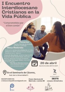 I encuentro interdiocesano "Cristianos en la vida pública" (Seminario de Cáceres)