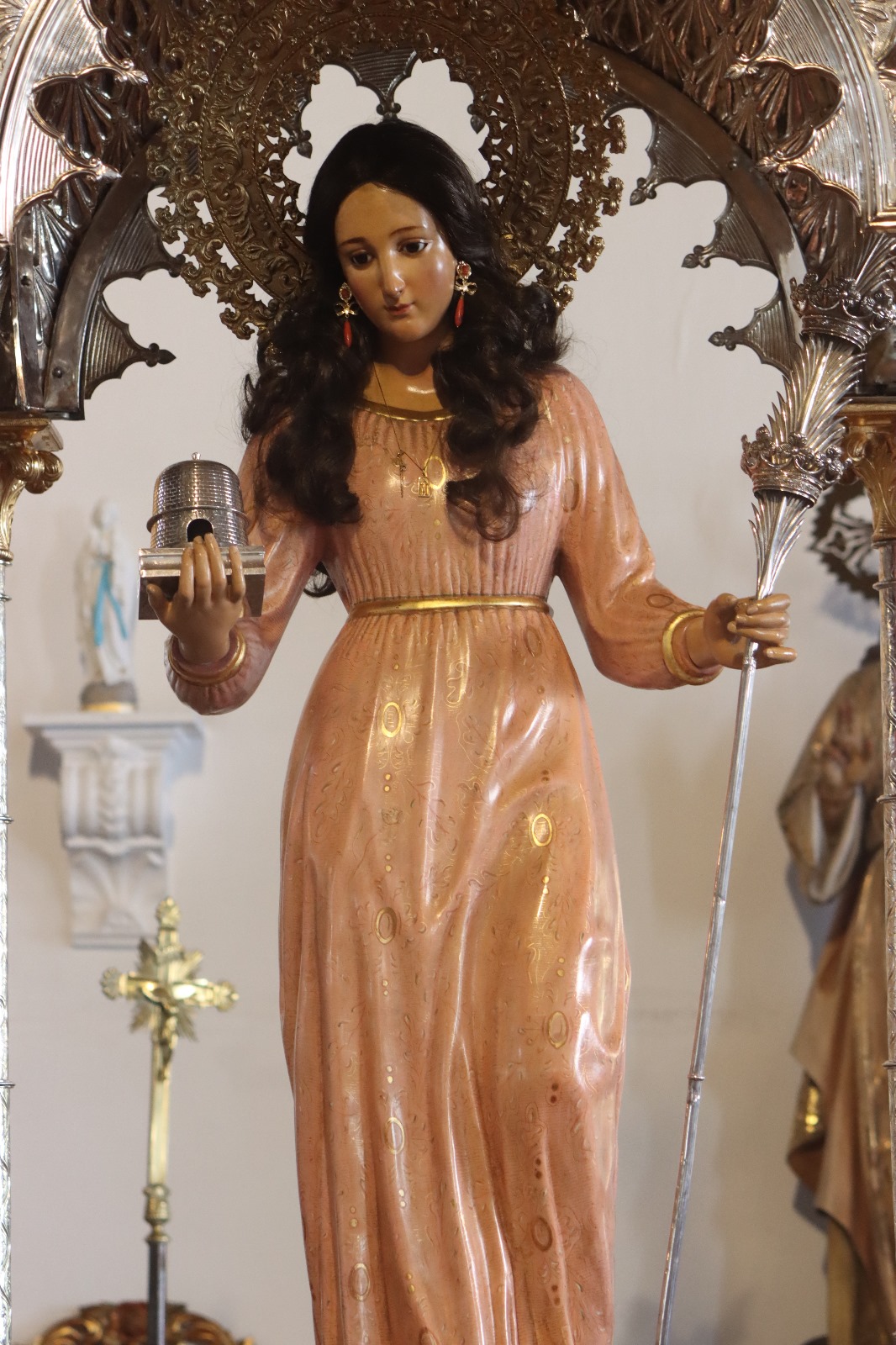 Santa Eulalia visitó el Hospital de Mérida