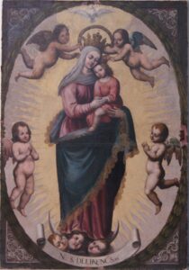 Restaurado el cuadro de la Virgen del Buen Consejo