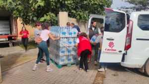 Cáritas Diocesana envía más de 150.000€ de los donativos recibidos para apoyar a los damnificados por la DANA
