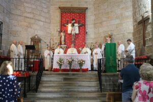 Los Obispos de la Provincia Eclesiástica Mérida-Badajoz celebran una Eucaristía en Jarilla para acompañar a los afectados por los incendios