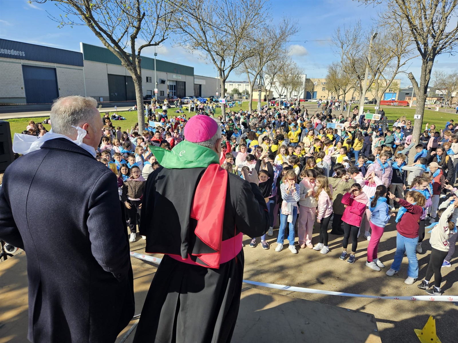 Puebla de la Calzada acoge el Encuentro Diocesano de niños de Primera Comunión