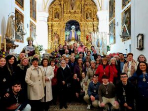 Bendecida la nueva imagen de Santa María Magdalena en Fuente de Cantos
