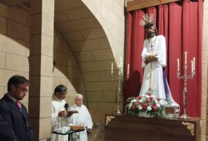 Bendecido el nuevo altar del Señor Nazareno Cautivo de Alburquerque