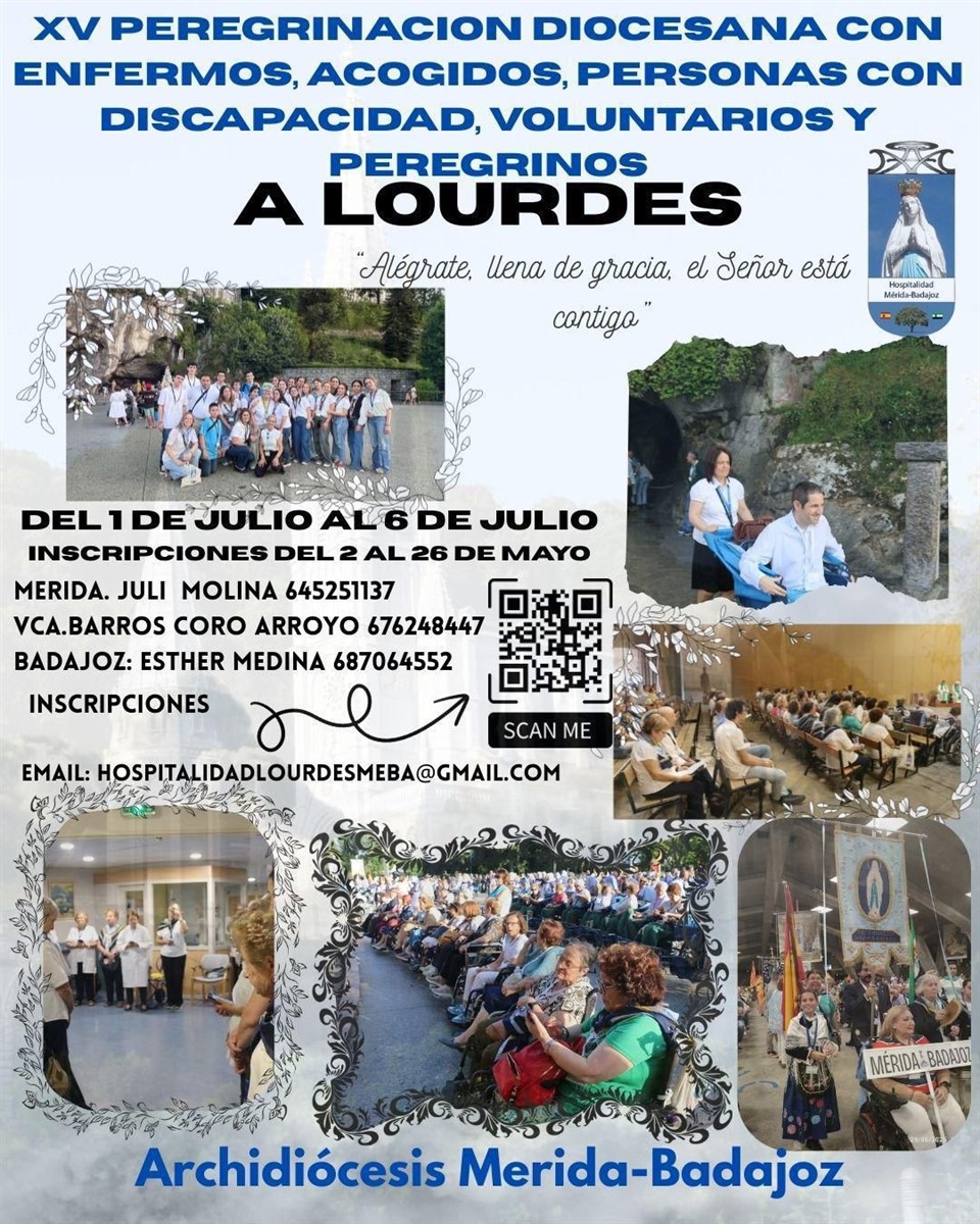 Apertura inscripciones Peregrinación Lourdes