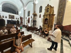 Una visita guiada acercó a los alumnos del SEXPE al patrimonio religioso de Badajoz