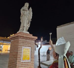 Puebla de la Reina inaugura y bendice un nuevo monumento dedicado a Santa Olalla