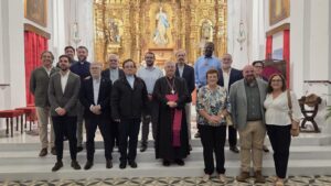 El arzobispo bendijo las obras de la parroquia de Nuestra Señora de Gracia de Maguilla