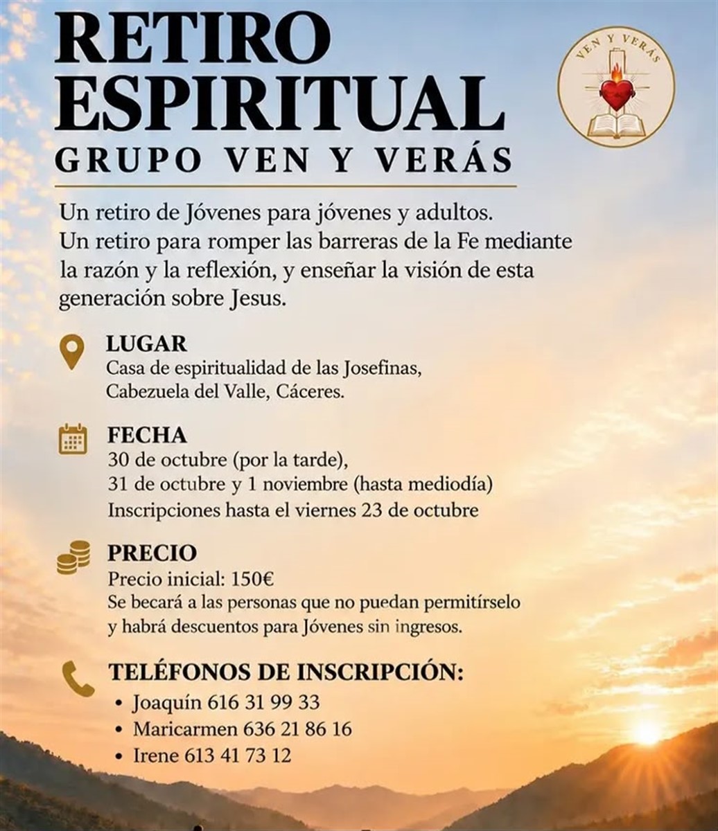 Retiro «Ven y verás»
